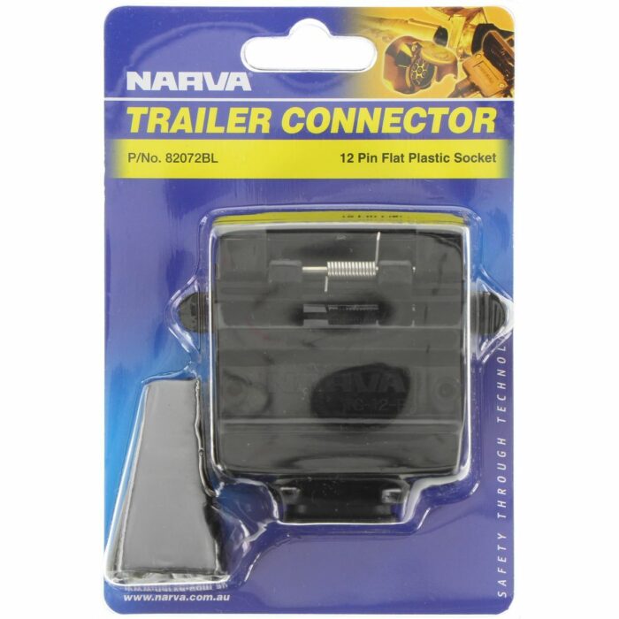 Narva Trailer Socket 12 Pin Flat